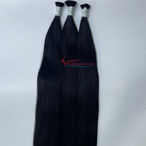 CHOICE MASTER B07 Modelo 100% Extensiones de cabello negro vietnamita virgen natural Cinta Cabello a granel> = 60% Proporción de cabello más largo Stock - Product Image 2