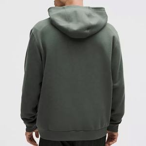 Sweats à capuche pour hommes de grande taille 80% coton 20% polyester brodé et imprimé de logo personnalisé en polaire pull à capuche surdimensionné - Product Image 4