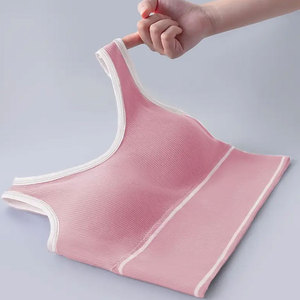 Sujetador deportivo de fitness activo para mujer 2025 hecho en Pakistán Material de algodón y poliéster de talla grande estilo Simple para deportes de gimnasio - Product Image 6