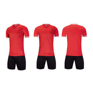 Kit d'entraînement de football pour jeunes enfants maillot sublimé en polyester respirant pour équipe de football - Product Image 5