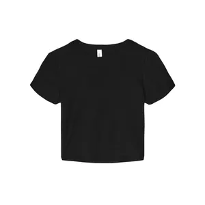 เสื้อยืดไมโครริบสำหรับผู้หญิงแบบสั่งทำพิเศษเพื่อการส่งเสริมการขาย - Product Image 1