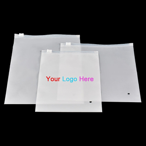 Vente en gros pochette en plastique EVA givré personnalisé fermeture éclair poly sac d'emballage pour vêtements thermoscellés vous logo bas quantité minimale de commande 100 pièces - Product Image 6