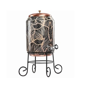 Distributeur de stockage d'eau en métal cuivre pour accessoires de cuisine Ayurveda avantages pour la santé distributeur d'eau potable - Product Image 5