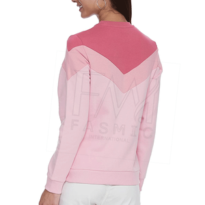 Sweat-shirts pour femmes de haute qualité personnalisables, style sport décontracté, tissu en laine respirant et écologique, imprimé automne, Pakistan - Product Image 2