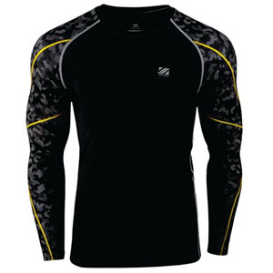 Camiseta de Compresión IBJJF para Hombre, con Estampado Digital, de Spandex/Poliéster, Manga Larga, Secado Rápido, 220g - Product Image 4