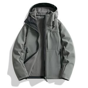 แจ็คเก็ตซอฟต์เชลกันลมสีสันปรับแต่งได้ แจ็คเก็ตฤดูหนาวมีฮู้ดคุณภาพสูง แจ็คเก็ตผู้หญิงซิปทันสมัย - Product Image 6