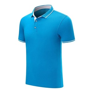 OEM personnalisé 100% coton piqué toile hommes pour polos uniforme de travail solide avec logo brodé - Product Image 6