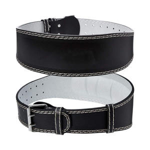 Cinturones Acolchados de Cuero Personalizados, Nuevos, Ajustables, de Piel de Vaca, Transpirables, para Levantamiento de Pesas y Entrenamientos - Product Image 1