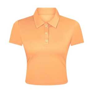 Nouveaux arrivages Polo de sport design de haute qualité pour femmes, t-shirts courts et solides avec impression de logo personnalisé! - Product Image 4