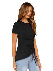 Colección única de diseñador occidental negro Algodón mezclado de rubí suave y cómodo para mujer Oficina Uso de la vida diaria de exportador indio - Product Image 2