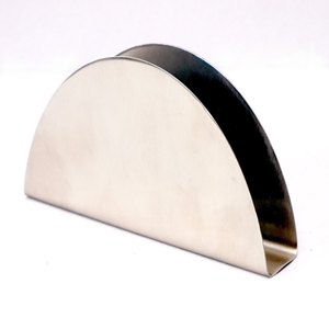 Wholesale Half-Shaped <b>Tissue</b> Box Napkin Holder Nickel Polish Home Office Restaurant Christmas Space Accessories Made Metal <b>Paper</b> - Product Image 1