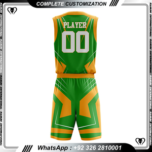 Uniformes de Baloncesto para Hombre de Último Diseño, Bajo Precio y Buen Material, Servicios OEM, Moda en Tendencia, Buena Venta - Product Image 3