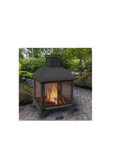 Foyer en fer sûr à manipuler avec bol de combustion profond et base vintage stable conçue pour le chauffage hivernal - Product Image 2