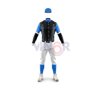 Uniforme de béisbol con logotipo personalizado, material de poliéster, superventas, diseño de etiqueta privada, uniformes de béisbol a la venta - Product Image 3