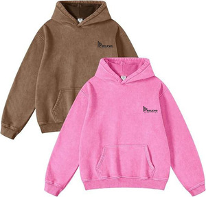 เสื้อฮู้ดแบบสวมหัวทรงสลิมฟิตผ้าคอตตอน100% สำหรับผู้ชายผ้าคอตตอนคุณภาพสูงปักลายแบบลำลองสำหรับฤดูหนาว - Product Image 1