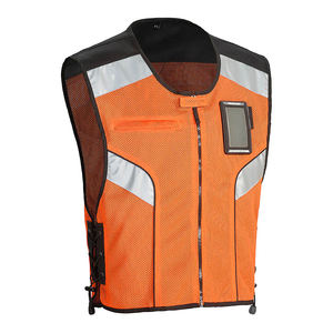 Chaleco de Seguridad de Alta Visibilidad Personalizado para Hombre, Ligero, Transpirable, con Cremallera, Ropa de Trabajo de Poliéster Estampada OEM para Verano - Product Image 2