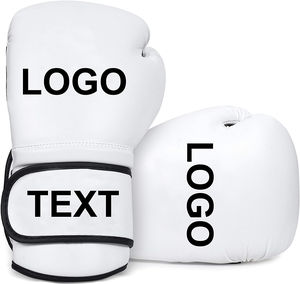 Gants de boxe en cuir de couleur professionnelle personnalisés en usine - Product Image 4