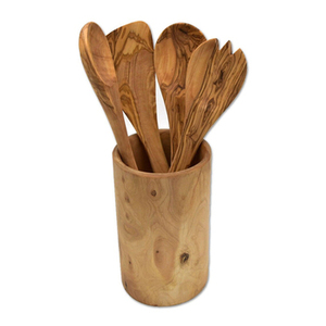 Juego de Cubiertos de madera pura con acabado natural Juego de cubiertos perfecto para bodas y accesorios de comedor para el hogar Uso diario - Product Image 1