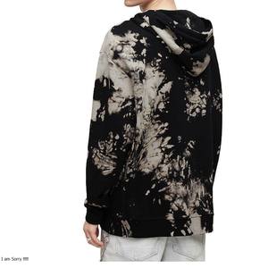 Vente en gros sweat à capuche pour hommes en coton mélangé tie dye avec logo personnalisé sweat à capuche style français imprimé tie dye pour hommes - Product Image 5