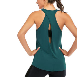 Débardeur d'été pour femmes grande taille décontracté court vêtements de sport courts pour les Sports de plein air séchage rapide respirant sans couture solide - Product Image 2