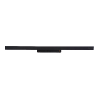 Système d'éclairage sur rail LED noir moderne 12W 24W avec diffuseur magnétique Corps en aluminium COB 48V DC Installation facile pour la maison de bureau