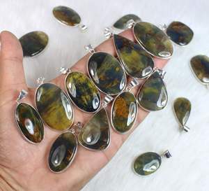 Pendentif en pierre précieuse Nellite naturelle de haute qualité Cabochon en pierre semi-précieuse haut de gamme réglage de lunette pendentifs de mode breloques - Product Image 4