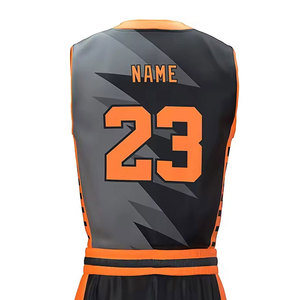 Uniformes de baloncesto personalizados de fábrica OEM 100% tela de poliéster uniforme de baloncesto personalizado - Product Image 5