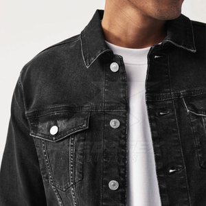 Veste d'hiver en jean respirant en coton dernière conception veste à bas prix de haute qualité - Product Image 4