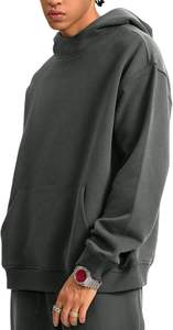 Sudaderas con Capucha Extra Grandes de Alta Calidad, Estilo Holgado, al por Mayor, Lisas, 100% Algodón, para Hombre - Product Image 3