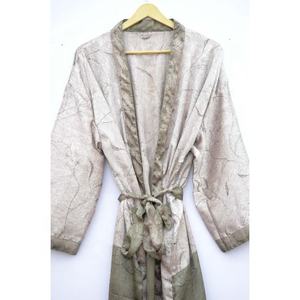 Kimono décontracté en soie pour femmes, chemise de nuit, tunique d'été, robe de chambre, peignoir de plage, vêtements de nuit, nouvel arrivage - Product Image 4