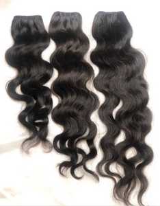 ชุดผมมนุษย์ทำจากด้ายธรรมชาติสองชั้นเป็นมัดผมคนอินเดียบริสุทธิ์จาก12A - Product Image 1