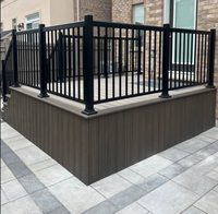 Beliebtes Modulares Modernes Glasgeländer-System für Treppen, Balkone und Terrassen mit Anpassbaren Optionen, UV-geschützt, Wasserbeständig, Bodenmontiert