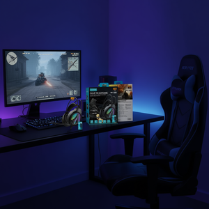 Auriculares para Juegos KOS-15062, Sobre la Oreja, Controlador Dinámico, Material Plástico, Sin Cancelación de Ruido - Product Image 3