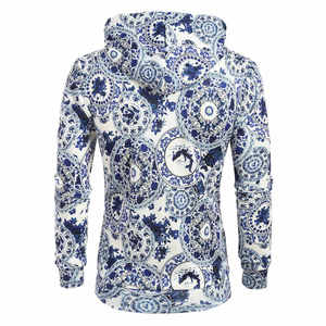 Sudadera con Capucha Sublimada para Hombre, Invierno 2026, Nueva Llegada, Ropa Casual para Hombre, Sudaderas con Sublimación - Product Image 3