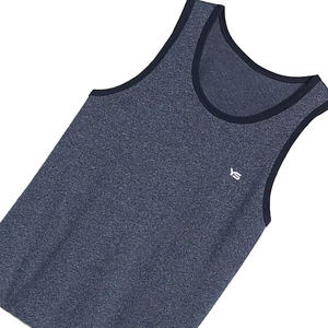 Vente en gros de débardeurs 100% coton de haute qualité pour hommes, confortables, respirants, sans manches, avec logo personnalisé, grande taille - Product Image 5