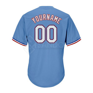 Último Estilo en Camisetas de Béisbol Personalizadas, Transpirables, Tallas Grandes, 100% Poliéster, Secado Rápido, Duraderas, Venta al Por Mayor - Product Image 2
