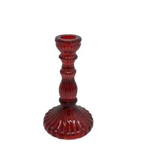 Candelabro con base redonda de color rojo, diseño de lujo, portavelas para decoración del hogar - Product Image 3