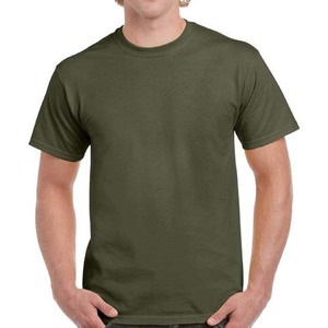 T-shirt de sport à col rond en polyester et coton, vêtements pour hommes de haute qualité, taille plus, logo imprimé sur le devant, respirant, séchage rapide - Product Image 6