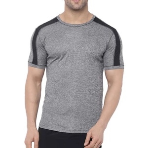 Shoulder Strip Panel Pattern Polyester Spandex Gym Active <b>Shirt</b> Men Running Puff Raised Printing Men Cool <b>Shirt</b> For Summer - Product Image 1
