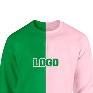 Custom LOGO Premium Multicolor <b>Fleece</b> <b>Sweatshirt</b> Modern Color Block Design Soft Cotton Blend Warm Winter Eco-Friendly Unisex - Product Image 5