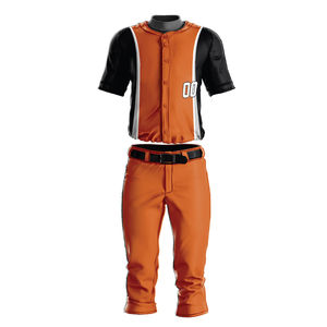 Logotipo personalizado Venta caliente precio razonable conjunto de uniforme de béisbol Ropa deportiva cómoda en todos los colores y tamaños uniforme de béisbol - Product Image 1
