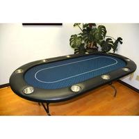 Table de poker moderne de luxe personnalisable pliable et portable meilleure qualité roulette ovale de casino personnalisée directement vendue