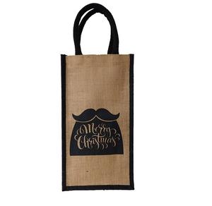 Bolsas de transporte de vino orgánico, bolsas de yute personalizadas, ecológicas, promocional, 100% - Product Image 2