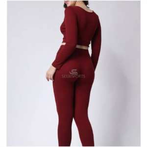 SEEBI Sports Fitness Wear alta calidad personalizable y cómodo conjunto de gimnasio de cintura alta para mujeres con material de alta calidad - Product Image 2