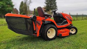 เครื่องตัดหญ้าแบบนั่งขับ GR2100 สำหรับงานอุตสาหกรรม DIY เครื่องยนต์ 2 จังหวะ 1500 วัตต์ 150 ซีซี แบบปล่อยหญ้าด้านหลัง ดูแลง่าย จัดส่งรวดเร็ว - Product Image 2