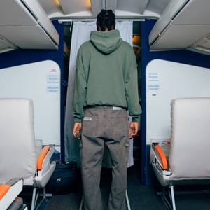 Sudadera con cremallera personalizada, jersey con cremallera y hombros caídos, sudaderas con capucha de algodón para mujer - Product Image 6