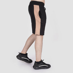 Pakistan Made <b>Mens</b> <b>Slim</b> <b>Fit</b> Stylish Color-Block Design <b>Shorts</b> Solid Pattern Plain Dyed Breathable Fabric Casual Summer Wear - Product Image 2