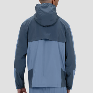 Vestes de sport légères pour hommes OEM, coupe-vent personnalisé avec fermeture éclair invisible, veste de course en polyester fine - Product Image 2