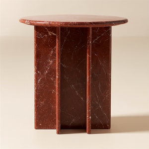 Table d'appoint piédestal fini bois naturel élégant pièce de décoration d'accent en bois massif pour salon couloir artisanat minimaliste - Product Image 2