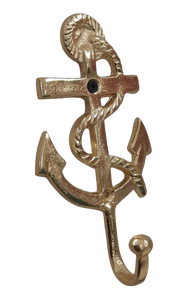 Handcrafts Gold Anchor <b>Hook</b> Wall Decor Nautical Wall <b>Hooks</b> Personalized Cloths <b>Towel</b> Coat <b>Hook</b> Luxury Home Decor Ideas - Product Image 3